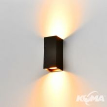 Velia square 2 kinkiet ścienny 2x GU10 max 50W czarny